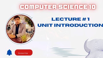 Introduction to Programming in Urdu/Hindi  | 10th class Computer Science new book Chapter # 1