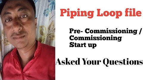 || Piping loop file || #pipingloopfile #piping