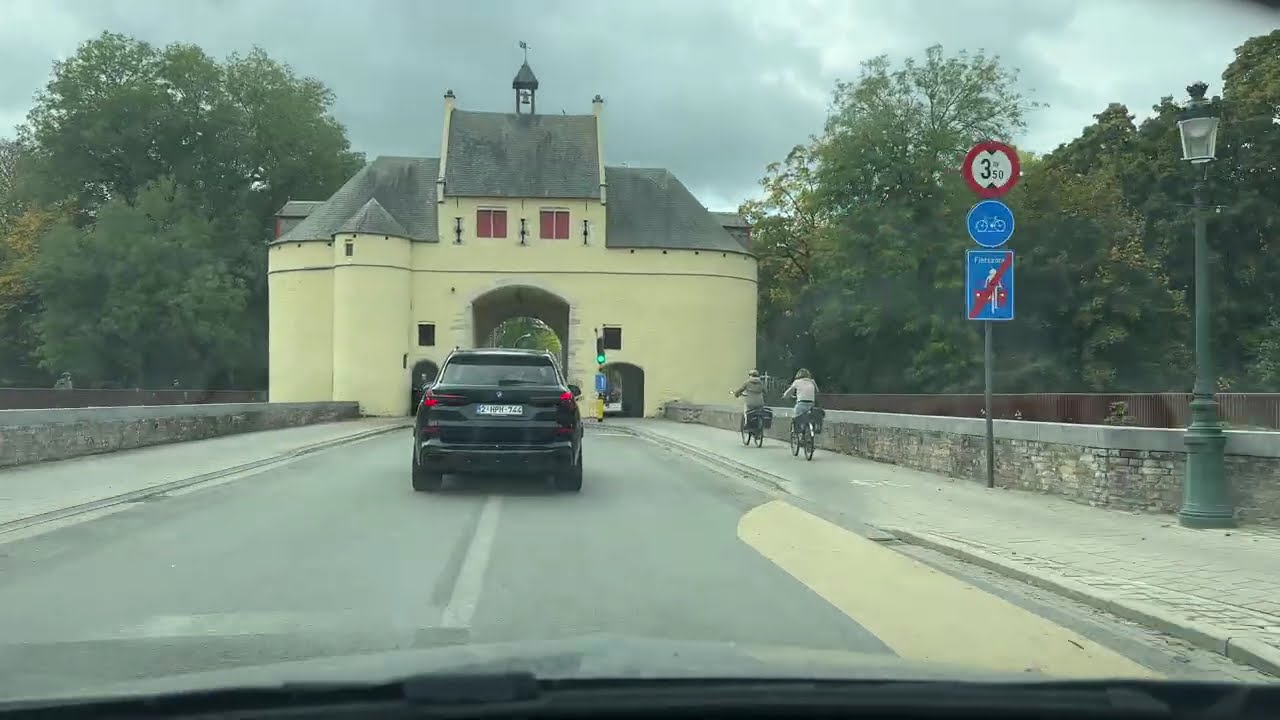 Driving from Bruges to Courtyard by Marriott Ghent 