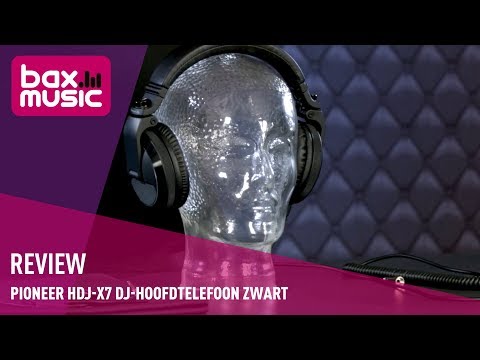 Pioneer HDJ-X7 DJ-hoofdtelefoon zwart Review | Bax Music