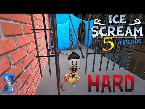 Видео: Прохождение Мороженщика 5 на Харде // Ice Scream 5