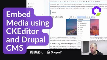 Embed Media using CKEditor and Drupal CMS