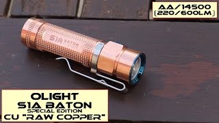 Olight S1A Cu Copper Raw Copper