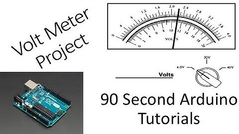How to Make an Arduino Volt Meter