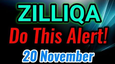 Zilliqa Do This 20 November. || Zilliqa Price Prediction November || Zilliqa News Today