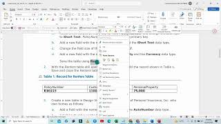 Access Module 1 SAM Project A | Module 1: SAM Project 1a | SAM Exam Access Module | #sam #simnet