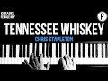 Chris Stapleton - Tennessee Whiskey Karaoke FEMALE KEY Acoustic Piano Instrumental