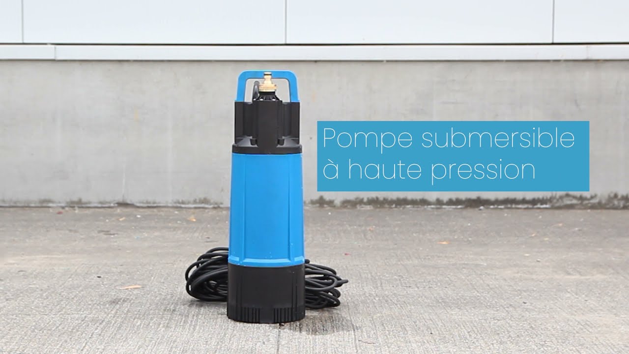 Comment utiliser la pompe immergée eau chargée 500W DIRT SP5 en