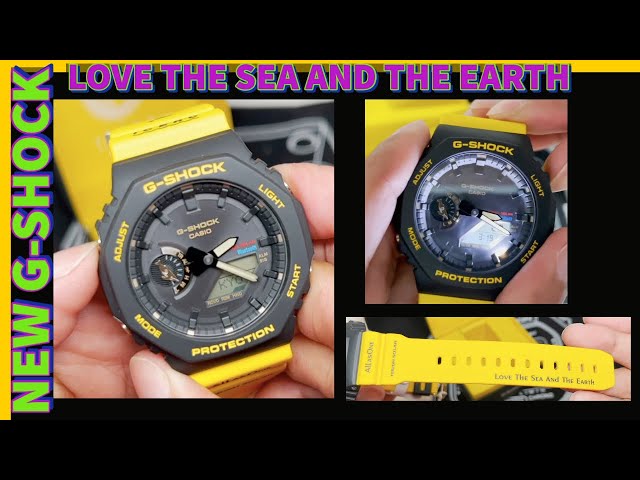 NEW CASIO Oak G-Shock ICERC Love the Earth and The Sea - STUNNING LIMITED  EDITION - GAB2100K-9