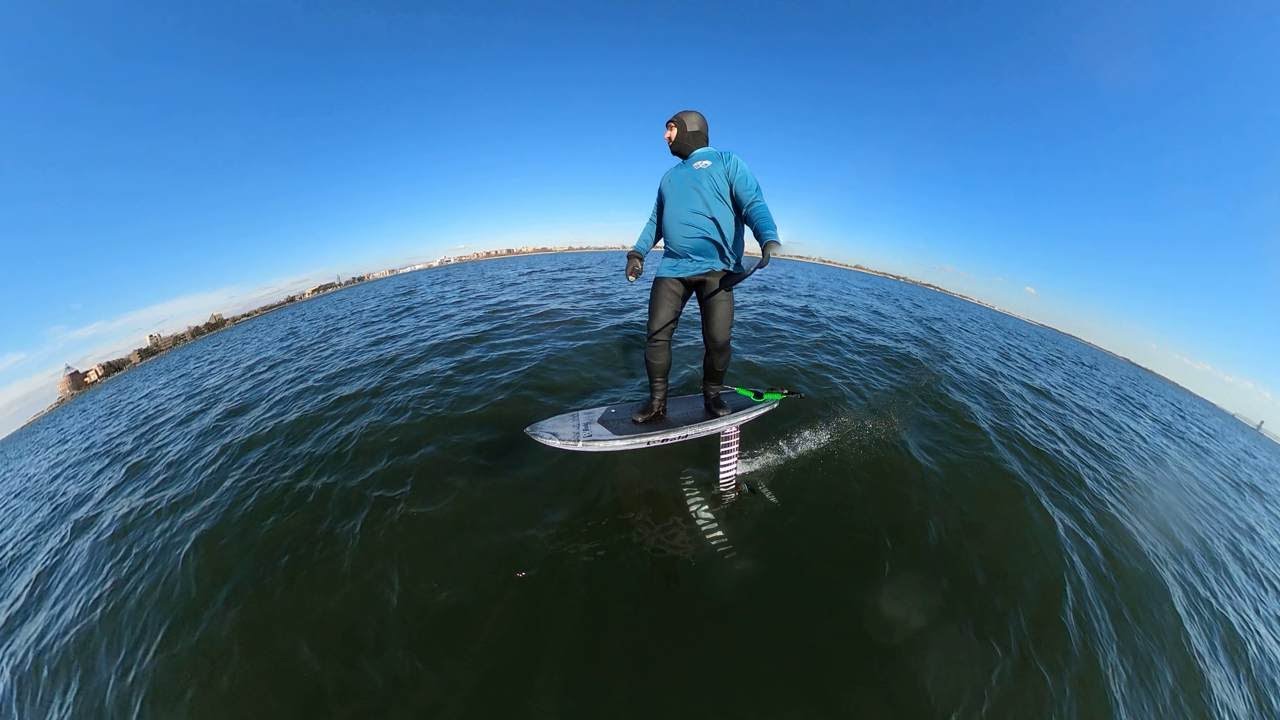 Foil Drive Fusion on Armstrong Integrated E-FOIL mast (Brooklyn, New York)