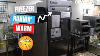 TRUE Reach in freezer not cooling below 25F by REFRIGERATION KITCHEN TECH 9,863 views 1 year ago 9 minutes, 37 seconds