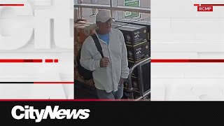 Search continues for suspect in Airdrie bank robbery as RCMP release new images