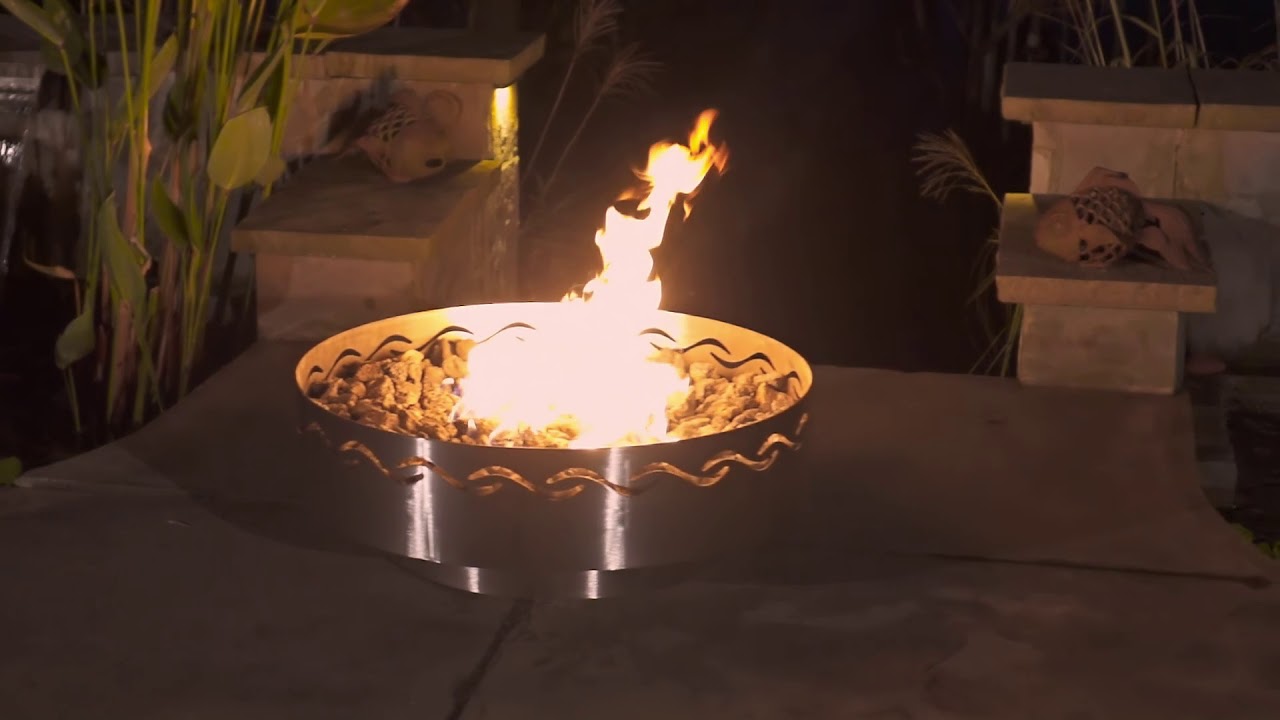 Fire Surfer by Fire Pit Art®  (medium flame) - LP or Natural Gas