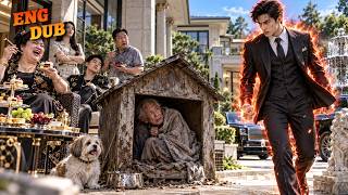 War God returns to see his father in a doghouse. Furious, he takes revenge—family begs!