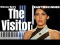 SIENNA SPIRO - The Visitor | EASY Piano Tutorial for Beginners (Sheet Music)