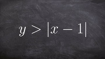 How to graph an absolute value inequality with a horizontal shift