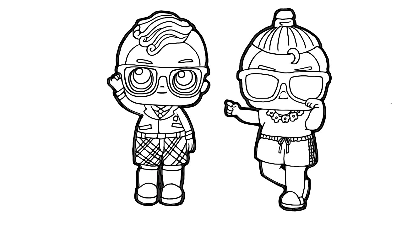 How To Draw Lol Boy Doll Smarty Pants And Luau Drawing And