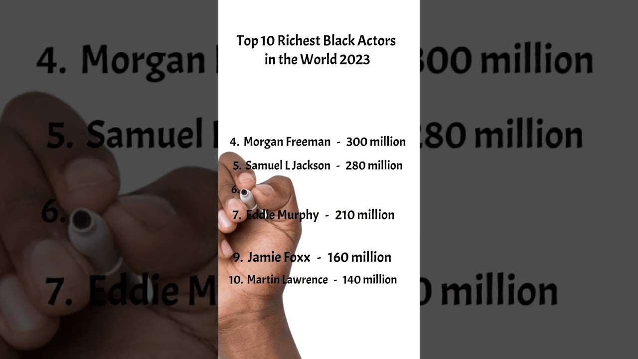 10 Richest Black Actors in Hollywood | Famous | Celebrities #shorts #blackexcellence #celebrities