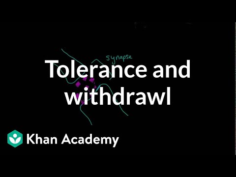 Tolerance and withdrawal | Processing the Environment | MCAT | Khan Academy