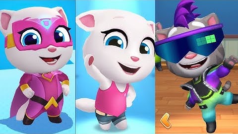 Talking Tom Gold Run 2 VS Gold Run VS Hero Dash - Gameplay, Android, IOS