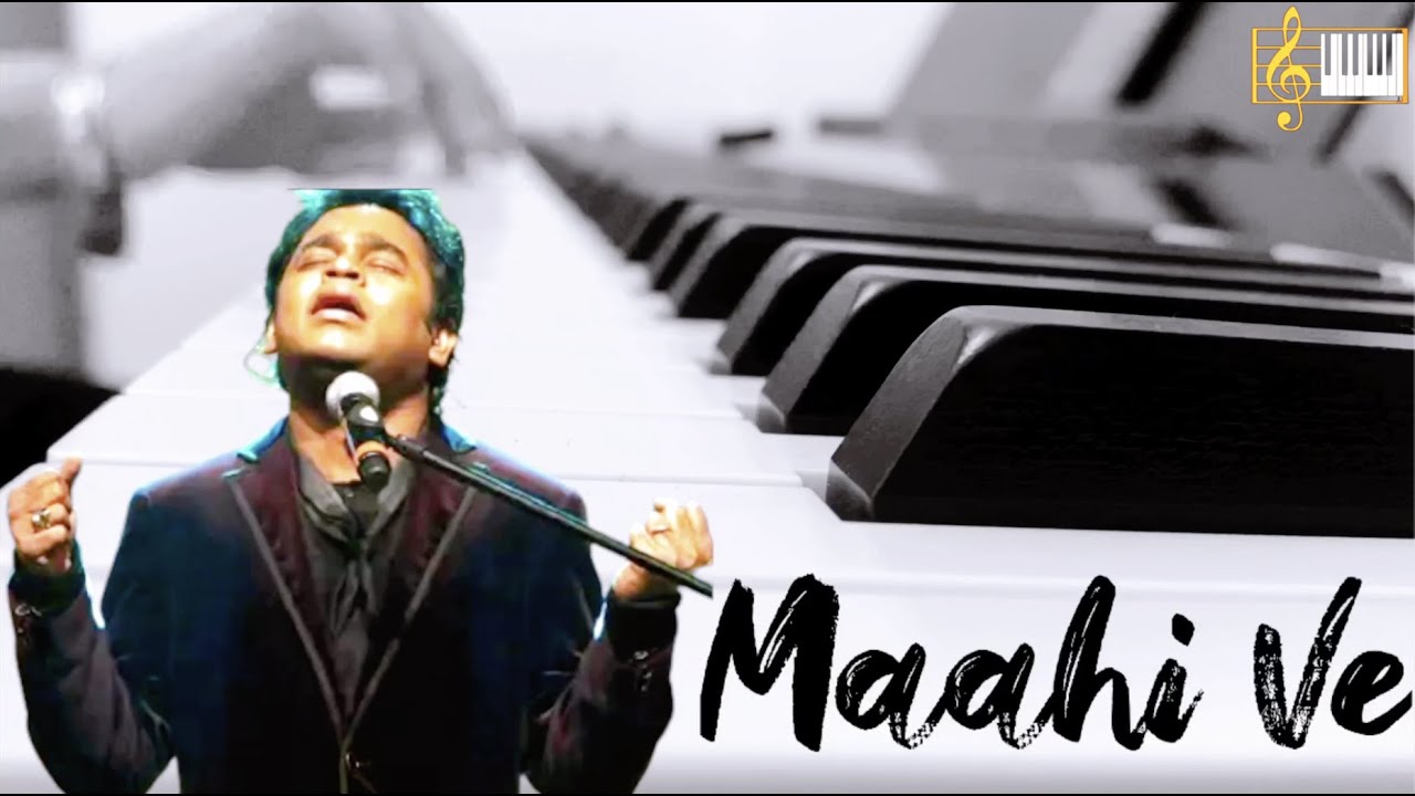 Maahi Ve    A R Rahman  Unplugged Piano Cover  Karaoke  Instrumental  Roshan Tulsani