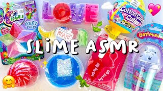 SATISFYING SLIME ASMR | Storebought Slimes Under $10 💖 Hobby Lobby vs Walmart