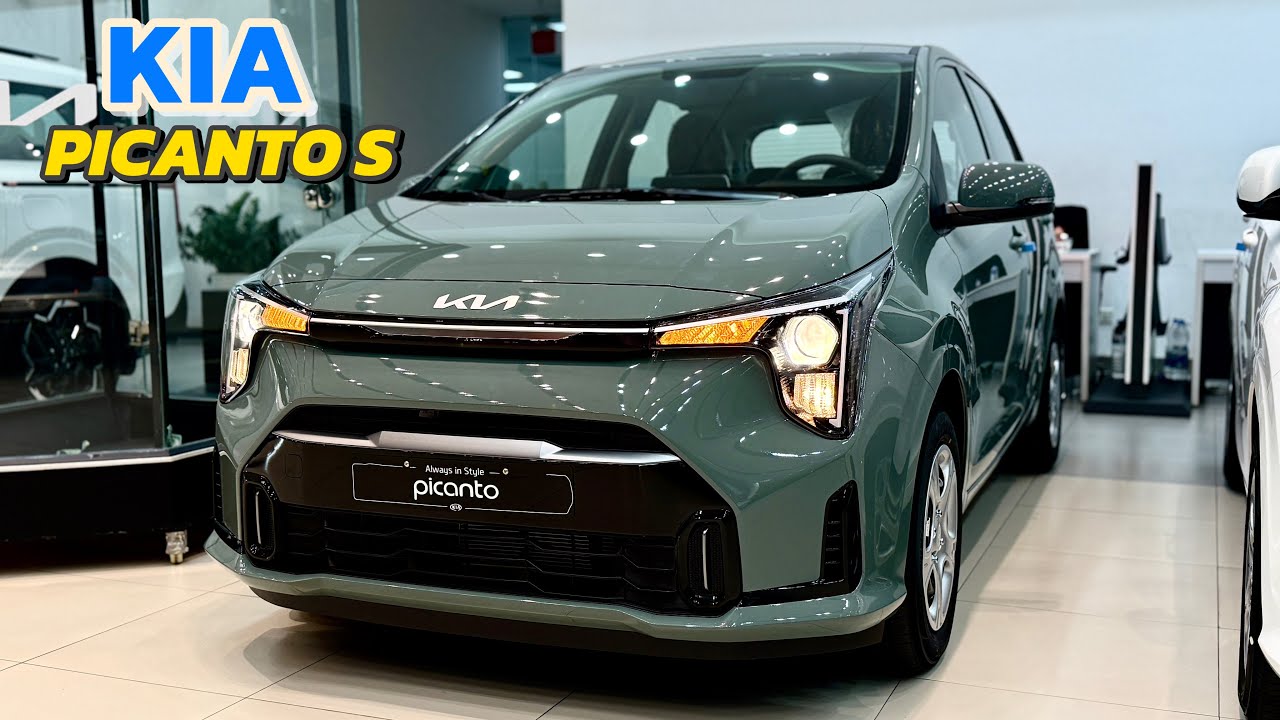 New 2026 Kia Picanto S - Super Budget $15999 Hatchback SUV | Green Color 