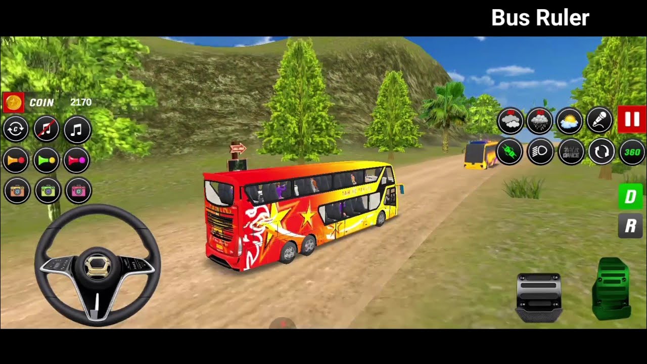 Offroading Luxury Bus in US Village | US Bus Simulator Game 3D Android Gameplay | Bus Gameplay 2026