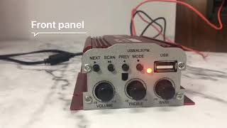 Kinter Ma 700 Hifi Class Ab 12V Digital Audio Car Amplifier With Usb Fm In Cyprus
