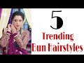 5 trending bun hairstyles | bridal bun | new hairstyles | quick hairdo | easy bun hairstyles