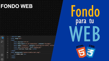Como colocar una imagen de fondo a mi sitio WEB