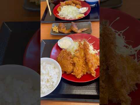 海老・ヒレ・ロースカツ定食【かつや 】奈良橿原曲川店🥩　#かつや#豚カツ#ヒレカツ