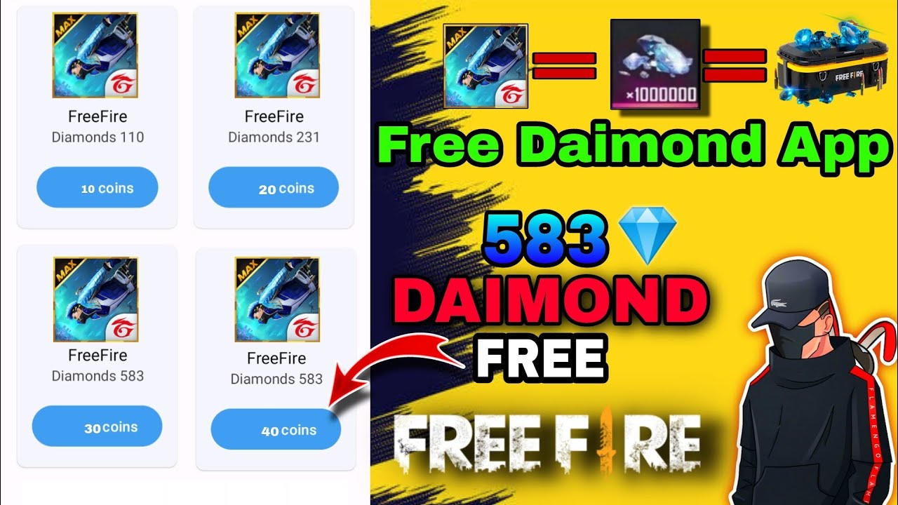 Earning Diamond 583 💎Diamonds ফ্রি ২০২২ | New Bangladeshi And Indian Free Diamond ...