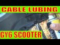 How to Lube you scooter / motorcycle Throttle cable