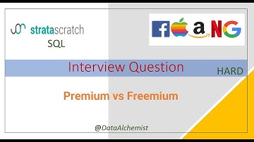 Premium vs Freemium | Hard | StrataScratch | SQL | Solution | Interview Problem