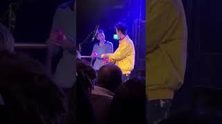 Jacob Collier learns a juggling pattern from an audience member at Pryzm Kingston, 5th March 2024