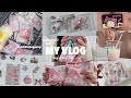 [VLOG]高校生のリアルな日常🎀🎧/キーホルダーを作る、キャラパキのキーホルダー開封💞、マイメロちゃんのバスボム、百均購入品紹介、可愛いシールを作る、勉強をする