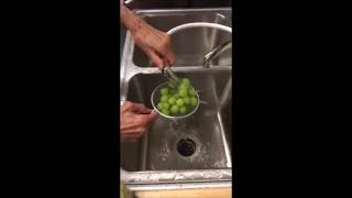 A demonstration on the proper way to clean grapes.
http://farmtotable.colostate.edu/