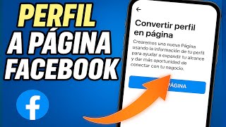 ✅HOW TO CONVERT MY FACEBOOK PROFILE INTO A PAGE