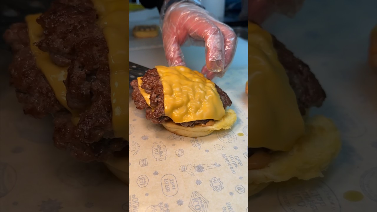 Part 1 of 2: There’s a NEW SMASH BURGER in NYC! ALL OUT at K.O. Burger in Chinatown! 🍔 #DEVOURPOWER