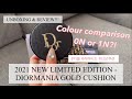 NEW 2021 DIOR CUSHION DIORMANIA GOLD LIMITED EDITION - COLOUR COMPARISON 0N or 1N? UNBOXING & REVIEW