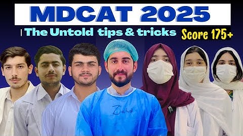 MDCAT Preparation Tips 2025 | Mdcat toppers tips | Mdcat Complete guide | Mdcat guidelines 2025