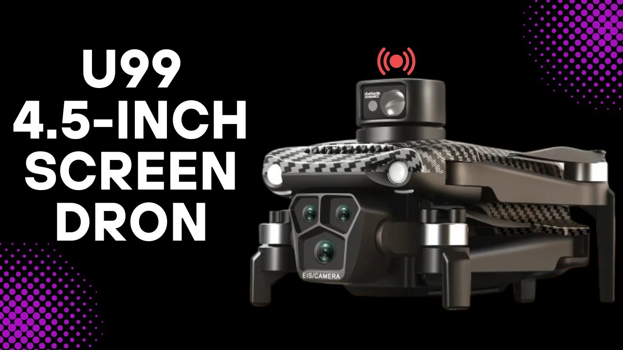 U99 Machine U33/U99 4.5-inch screen drone 2025 - YouTube