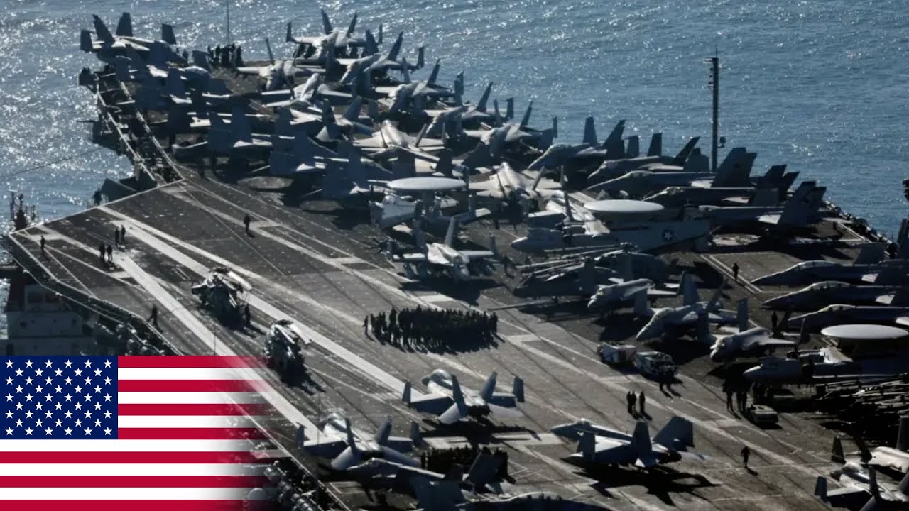 60 Warplanes Deployed! U.S. Deploy Aircraft Carrier Near Iran Amid Israel Crisis