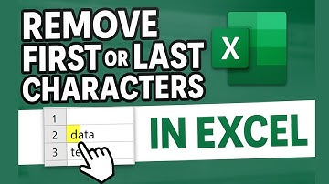 How to Remove First or Last Characters from Text String in Excel