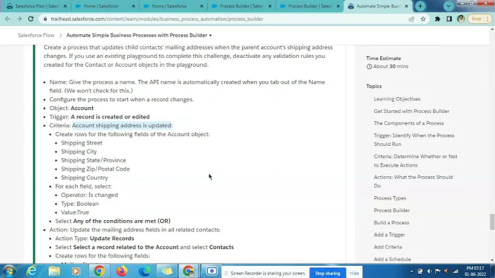 Automate Simple Business Processes with Process Builder | Salesforce Flow