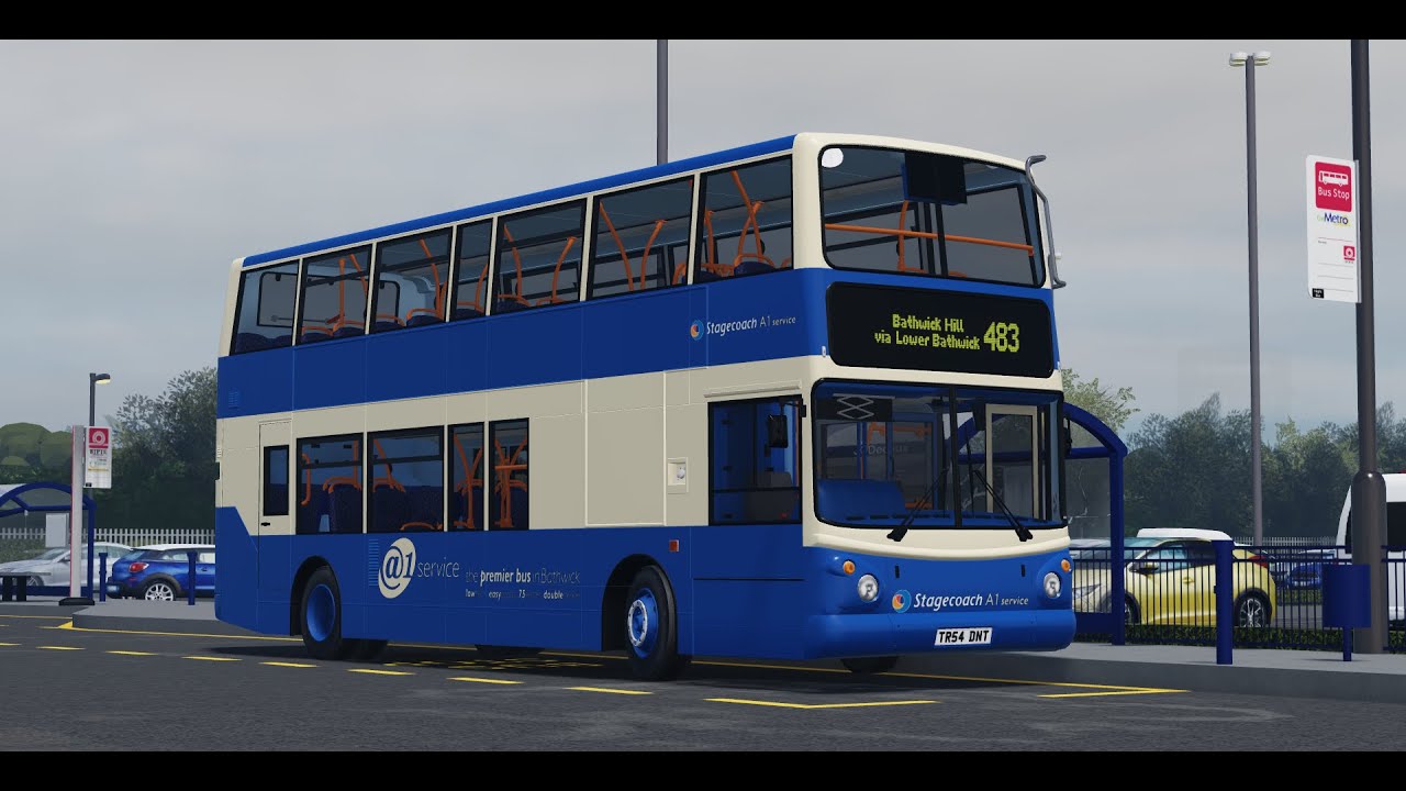 Bathwick Town| 483 Slade Green- Bathwick Hill| Dennis Trident ALX400