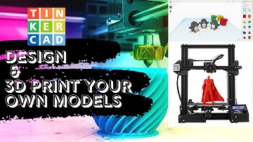 How to do Custom 3D Prints - 3D Design using TinkerCad, Cura & Creality Ender 3 Pro 3D Printer