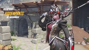 3 snipers 2 kills (Widowmaker Overwatch Highlight)