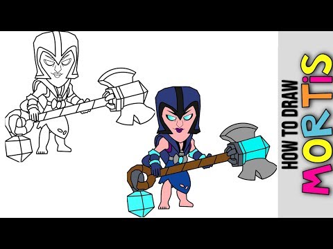 How To Draw Mortis 😀 Best  Brawlers 😀 Brawl Stars Animations 😀 Tips And Tricks 😀 Tutorials